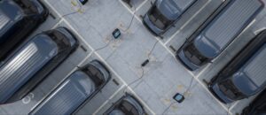 A row of delivery trucks. You can discuss your legal situation with a Riverside Amazon truck accident lawyer.